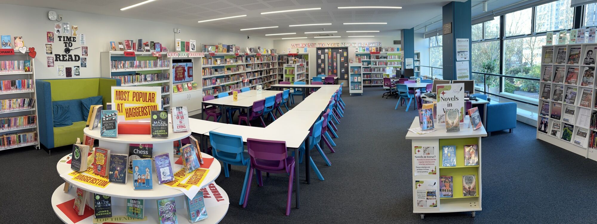 Library webpage image